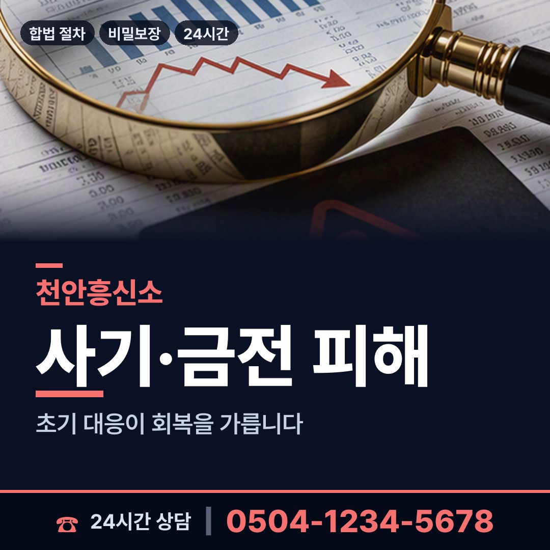 천안 봉명동 사설탐정비용 상담 안내